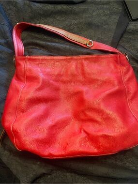 Red Leather Firenze purse